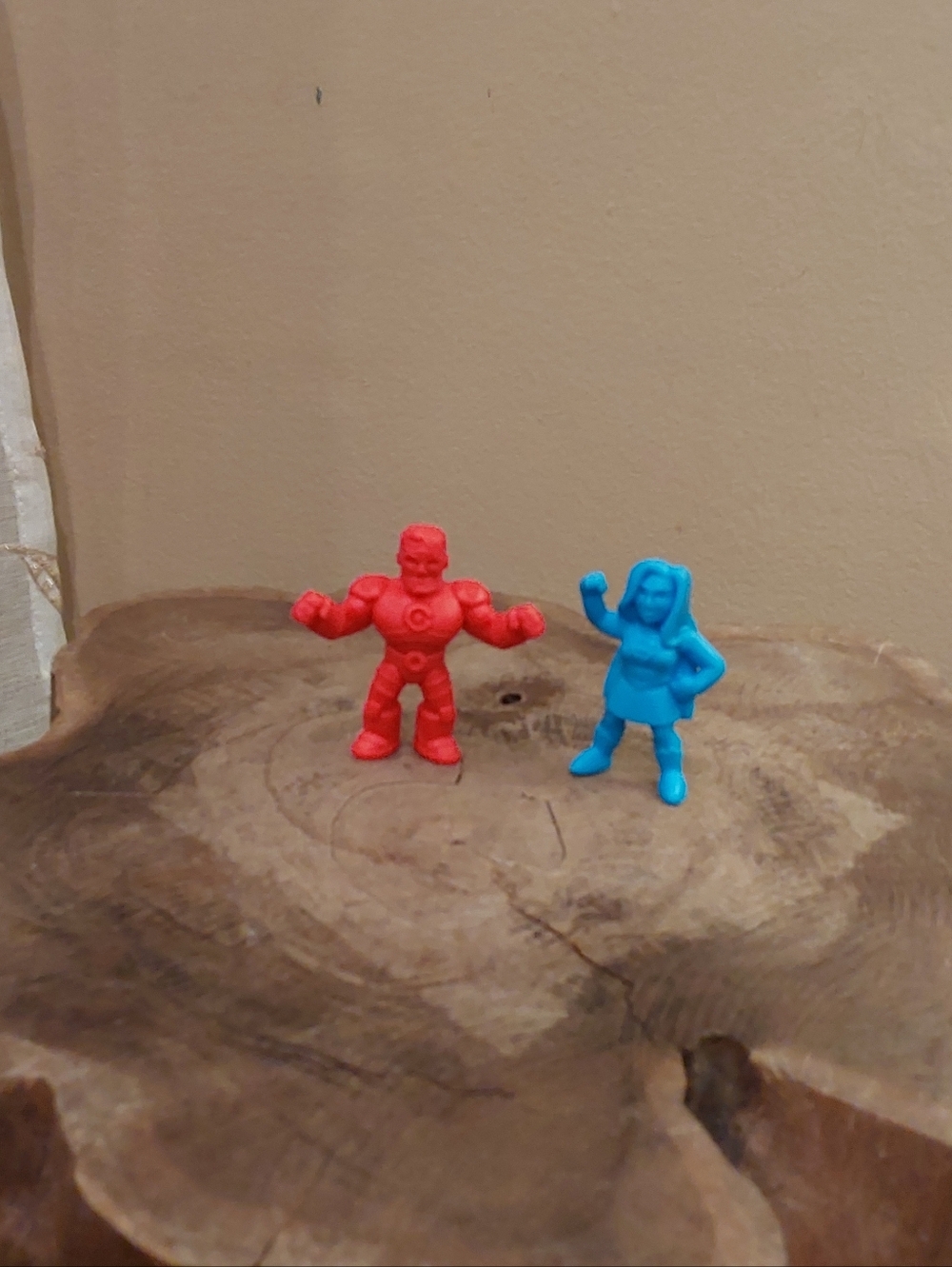 Red and Blue Kids Action Figure Toy Set - Fun Play Figures